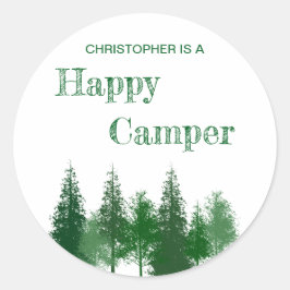 ウッドランドツリーズ誕生日 ラウンドシール