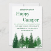 ウッドランドツリーズ誕生日 招待状 (正面)