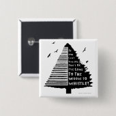 ウッドランドティンホイッスルピンバッジ 缶バッジ (正面&裏面)