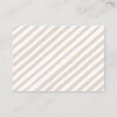 ウッドランドテーマのベビーシャワーカード用の動物書 エンクロージャーカード (裏面)