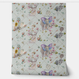 ウッドランドテーマキッズルーム 壁紙