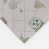 ウッドランドテーマベビー フリースブランケット (角)