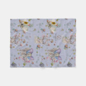 ウッドランドテーマベビー フリースブランケット (正面(横))