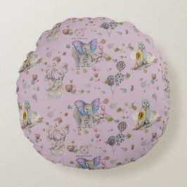 ウッドランドテーマベビー ラウンドクッション