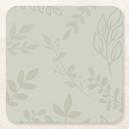 ウッドランドテーマ スクエアペーパーコースター (正面)