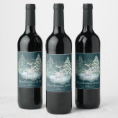 ウッドランドディアウィンターフォレスト ワインラベル (ボトル)