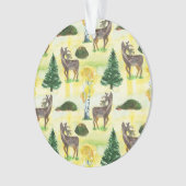 ウッドランドディアウォーター色 オーナメント (正面)