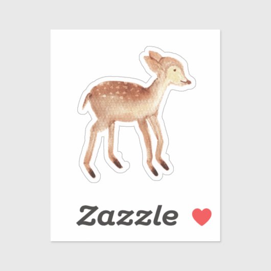 ウッドランドディアウォーター色 シール (シート)