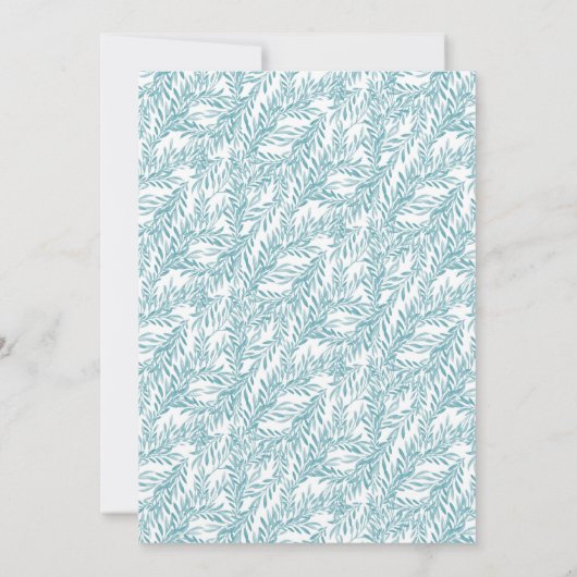 ウッドランドディアカップルのシャワー招待状 招待状 (裏面)