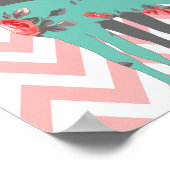 ウッドランドディアチルドレンズベッドルームポスター – 12 x 16 ポスター (角)