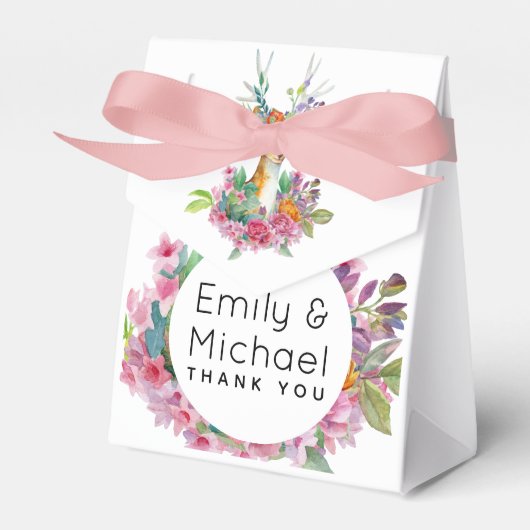 ウッドランドディアテーマのパーティー供給カスタム フェイバーボックス (正面サイド)