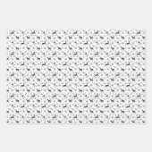 ウッドランドディアトリオ | 調整休日 ラッピングペーパーシート (正面)