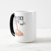 ウッドランドディアドーとベビー子女My Gigi Loves Me モーフィングマグカップ (正面左)