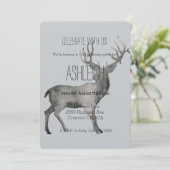 ウッドランドディアバースデー 招待状 (スタンド正面)