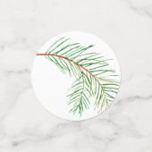 ウッドランドディアパインコーンツリーベビーシャワー紙吹雪 コンフェッティ (スモール正面)