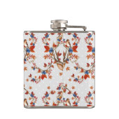 ウッドランドディアビニール包まれたフラスコ フラスク (裏面)