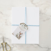 ウッドランドディアベビーシャワーボーイ ギフトタグ (より糸付き)