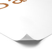 ウッドランドディアベビーシャワー歓迎ポスター ポスター (角)