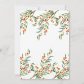 ウッドランドディアベビーシャワー誕生日サンキューカード サンキューカード (裏面)