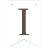 ウッドランドディアベビーシャワー バンティングフラッグ (第2の旗)