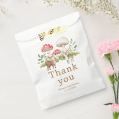 ウッドランドディアベビーシャワー フェイバーバッグ (封をした状態)