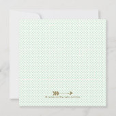 ウッドランドディアベビーシャワー 招待状 (裏面)