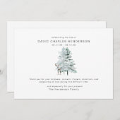 ウッドランドディアベレービデンス葬式 サンキューカード (正面/裏面)