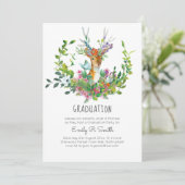 ウッドランドディアーエクセージングパーティー招待状ガール 招待状 (スタンド正面)