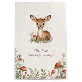 ウッドランドディアーサンキューユー抱き枕 | 森素朴林 ミディアムペーパーバッグ (正面)