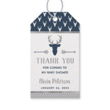 ウッドランドディアーサンキューラベル、〔雄ジカの〕枝角、ベビーシャワー