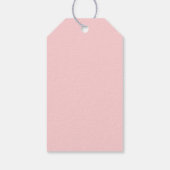 ウッドランドディアーズ&水玉模様ズガールズバースデーパーティー ギフトタグ (裏面)