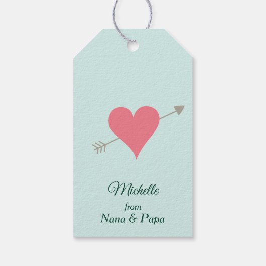 ウッドランドディアー誕生日 パーソナライズされた ギフトタグ (裏面)