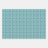 ウッドランドデザインラッピング紙セット ラッピングペーパーシート (正面)