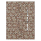 ウッドランドデザート軍隊カモフラージュ テーブルクロス (正面)