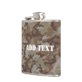 ウッドランドデザート軍隊カモフラージュ フラスク (左)
