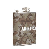 ウッドランドデザート軍隊カモフラージュ フラスク (右)
