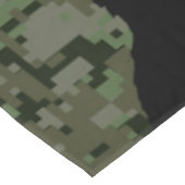 ウッドランドデジタルカモフラージュのビッグフット テーブルクロス (アングル)