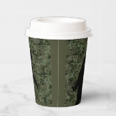 ウッドランドデジタルカモフラージュのビッグフット 紙コップ (右)