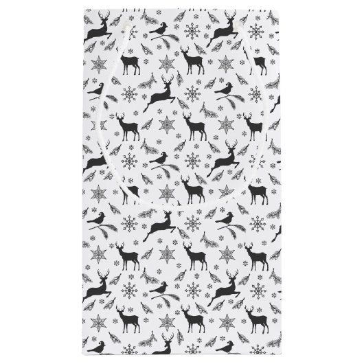 ウッドランドトナディアホパーソナライズされたリデイ スモールペーパーバッグ (裏面)