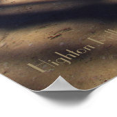 ウッドランドトレイルとブリッジのポスタープリント ポスター (角)