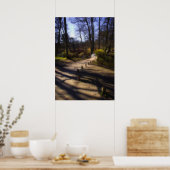 ウッドランドトレイルとブリッジのポスタープリント ポスター (キッチン)