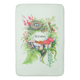 ウッドランドトレシーズボタニカルウォーターリース バスマット