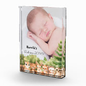 ウッドランドニューパパ男の赤ちゃんソン フォトブロック (右)