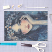 ウッドランドニンフ魔女デコパージュ 薄葉紙 (クラフト)