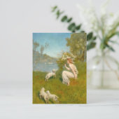 ウッドランドニンフ | ジョン・コリアー ポストカード (スタンド正面)