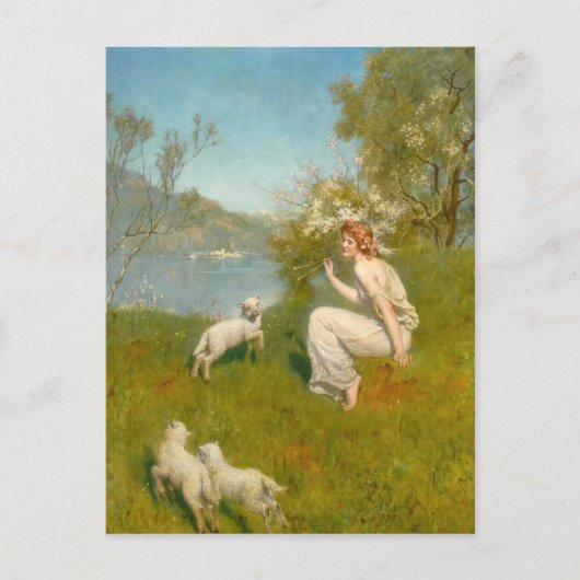 ウッドランドニンフ | ジョン・コリアー ポストカード (正面)