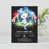 ウッドランドハッピードラゴン誕生日 招待状 (スタンド正面)