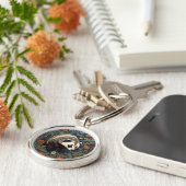 ウッドランドバッジャーウィリアムインスパイアモリス キーホルダー (側面)