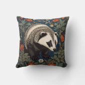 ウッドランドバッジャーウィリアムインスパイアモリス クッション (裏面)