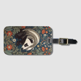 ウッドランドバッジャーウィリアムインスパイアモリス ラゲッジタグ